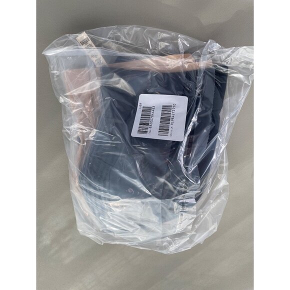 Rhonda Shear 2 Pack Molded Cup Bra with Wrap Back Size Large Black Beige 665.7 - Picture 4 of 10